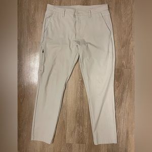 Men’s BYLT Everyday Pant 2.0 Slim 38x31 Pants Oat Beige